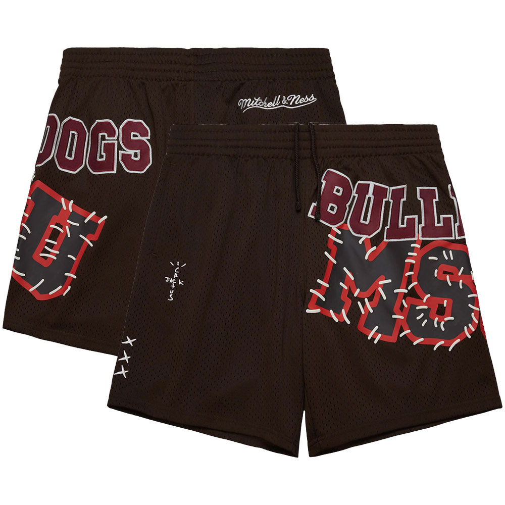 × Mitchell & Ness × UNIVERSITY OF Mississippi Bulldogs Mesh Shorts ミッチェルアンドネス ミシシッピブルドッグス メッシュ ショーツ