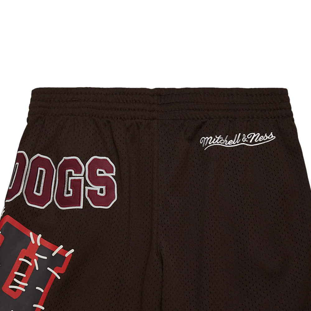 × Mitchell & Ness × UNIVERSITY OF Mississippi Bulldogs Mesh Shorts ミッチェルアンドネス ミシシッピブルドッグス メッシュ ショーツ