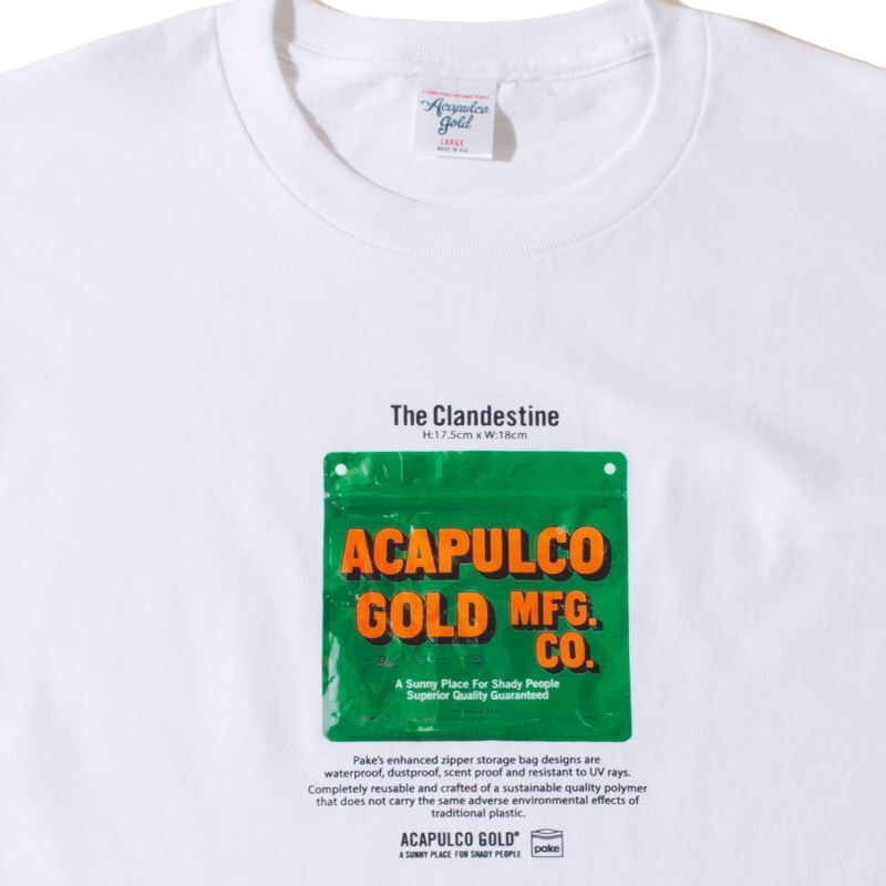 The Clandestine Collab With Pake S/S Tee WHT 半袖 Tシャツ