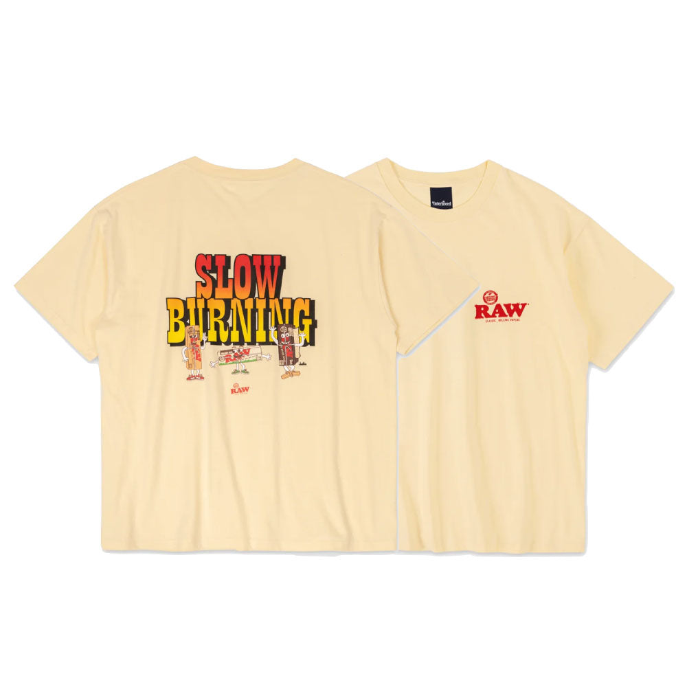 x RAW Slow Burning S/S Tee artwork by cleofus 半袖 Tシャツ