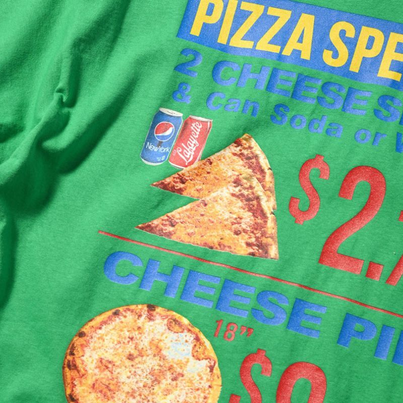 Dollar Slice Pizza S/S Tee Green 半袖 Tシャツ