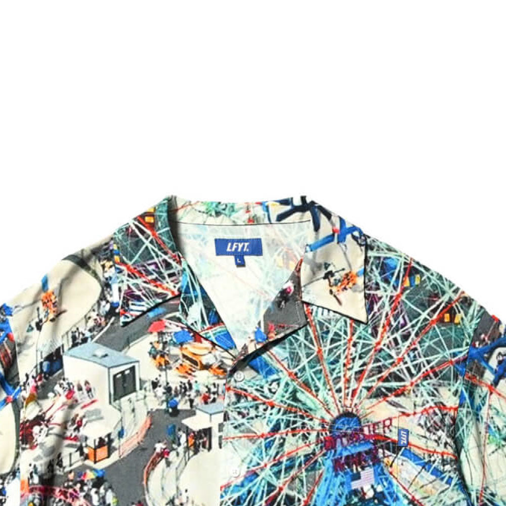 Old New York 90s S/S Shirt Wonder Wheel 半袖 開襟 シャツ