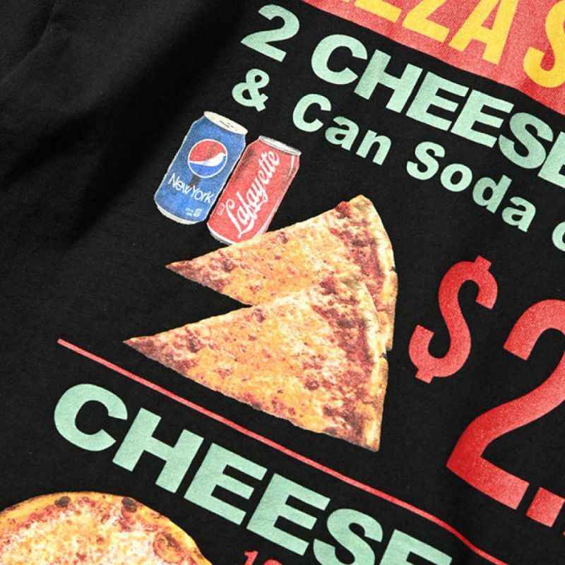 Dollar Slice Pizza S/S Tee Black 半袖 Tシャツ