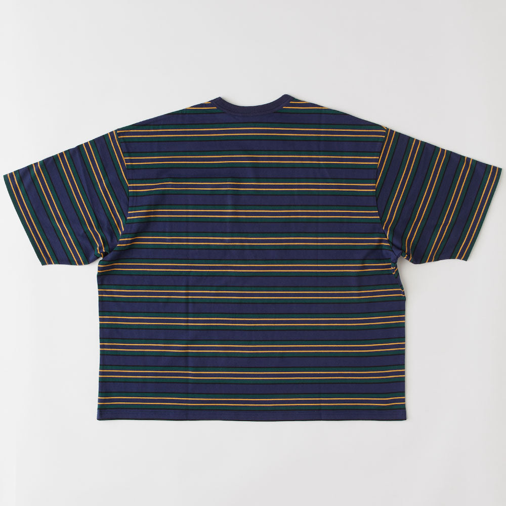 GIGANDA S/S Tee Navy 半袖 ボーダー Tシャツ