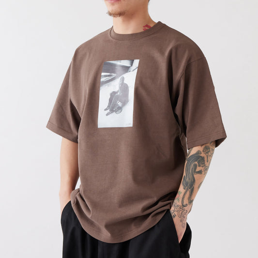 J.R. "HEART" S/S Tee Brown 半袖 ヘビーオンス フォト Tシャツ