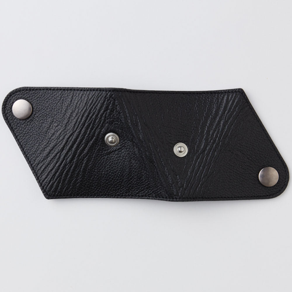 JW03 Leather Coin Case Wallet Black 牛革 レザー コインケース 財布