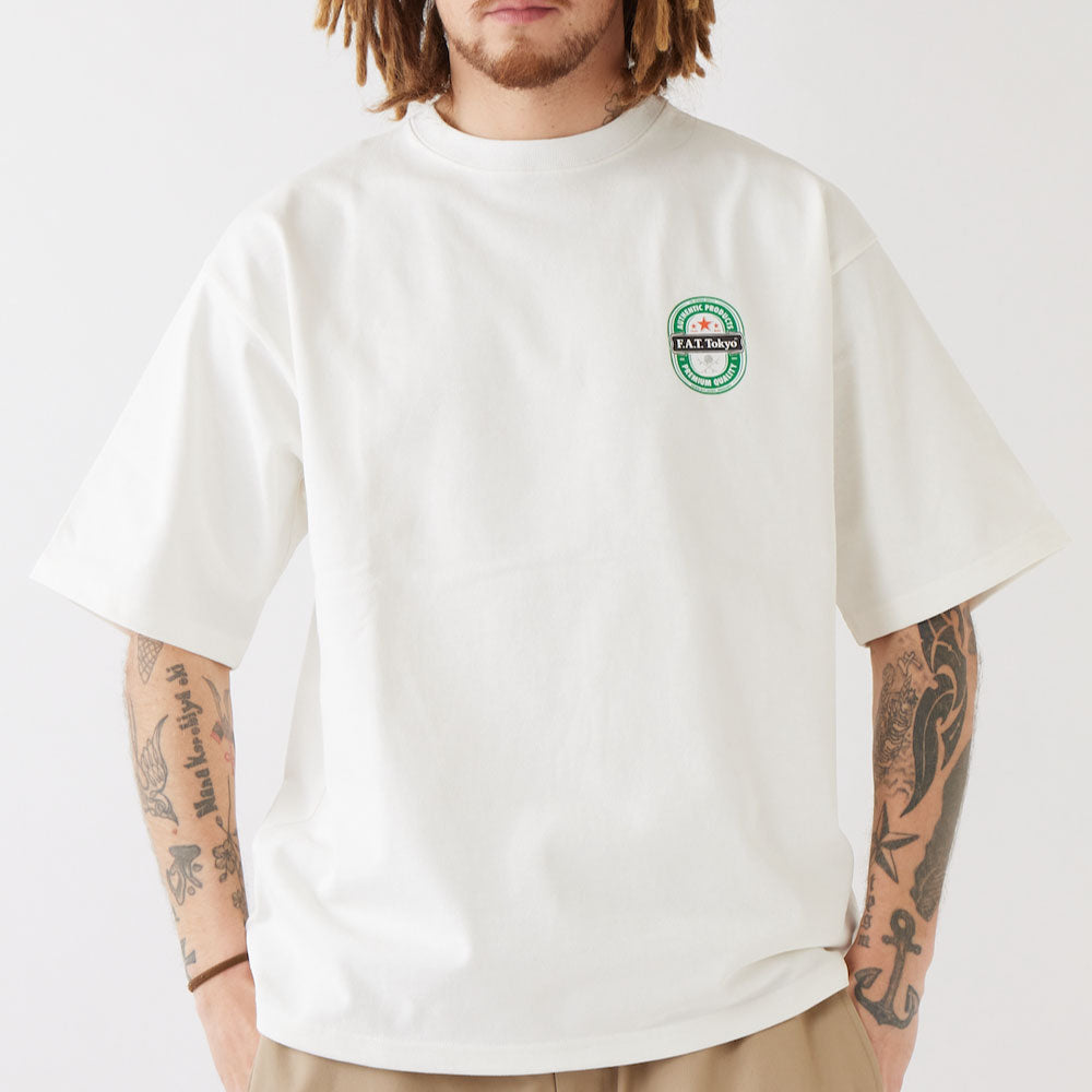 FEINEKEN S/S Tee White 半袖 ヘビーオンス Tシャツ