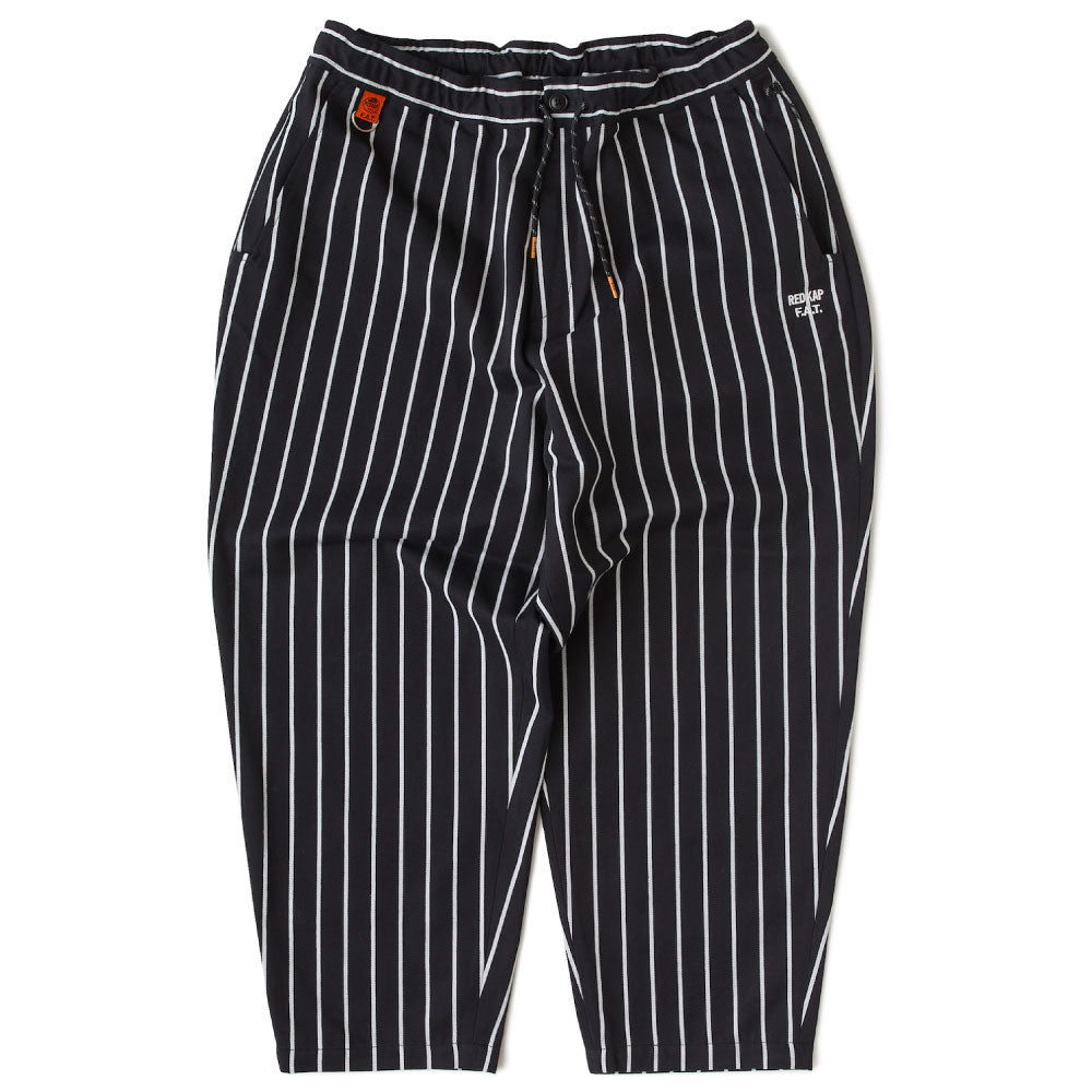 × Redkap OVERKAP Wide Chino Stripe Pants Black レッドキャップ ワイド チノ ストライプ パンツ