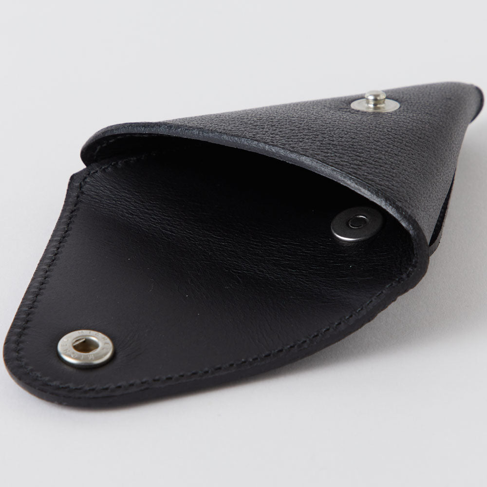 JW03 Leather Coin Case Wallet Black 牛革 レザー コインケース 財布