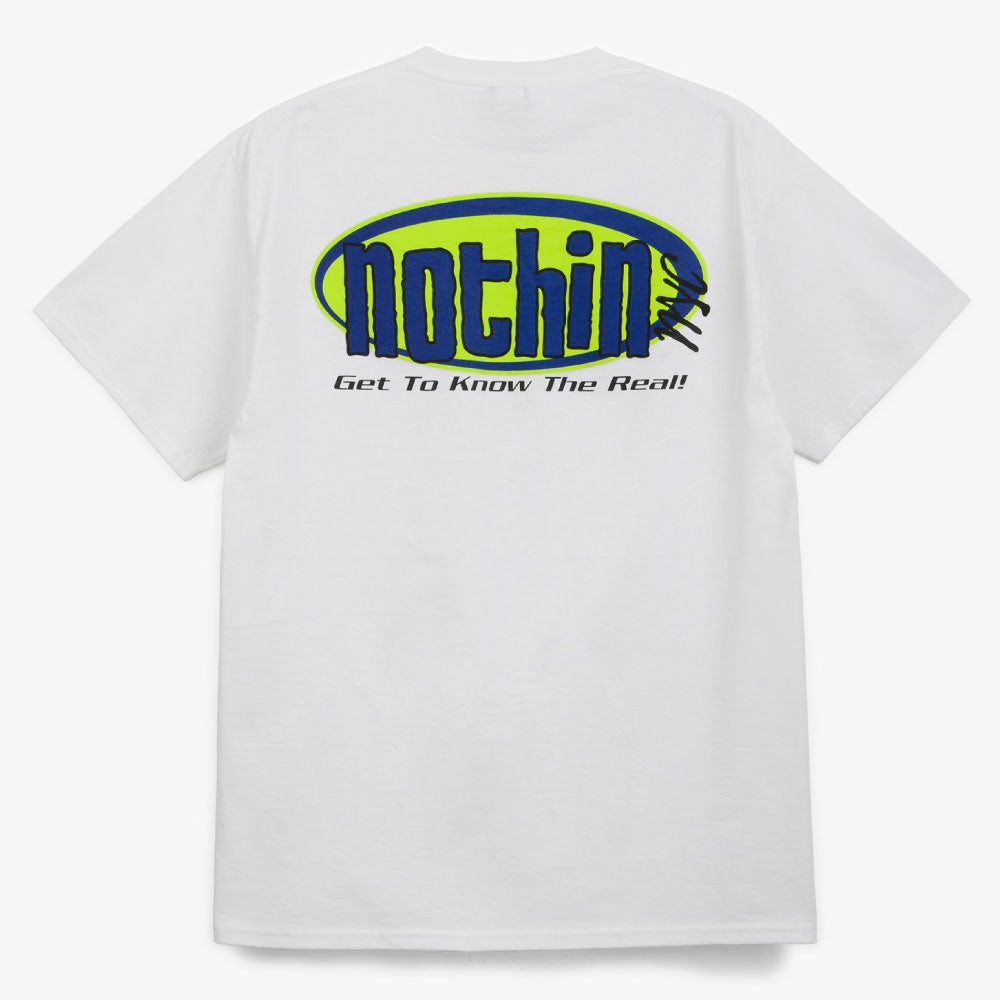 Get To Know S/S Tee WHT ロゴ 半袖 Tシャツ