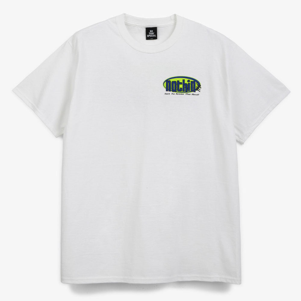 Get To Know S/S Tee WHT ロゴ 半袖 Tシャツ