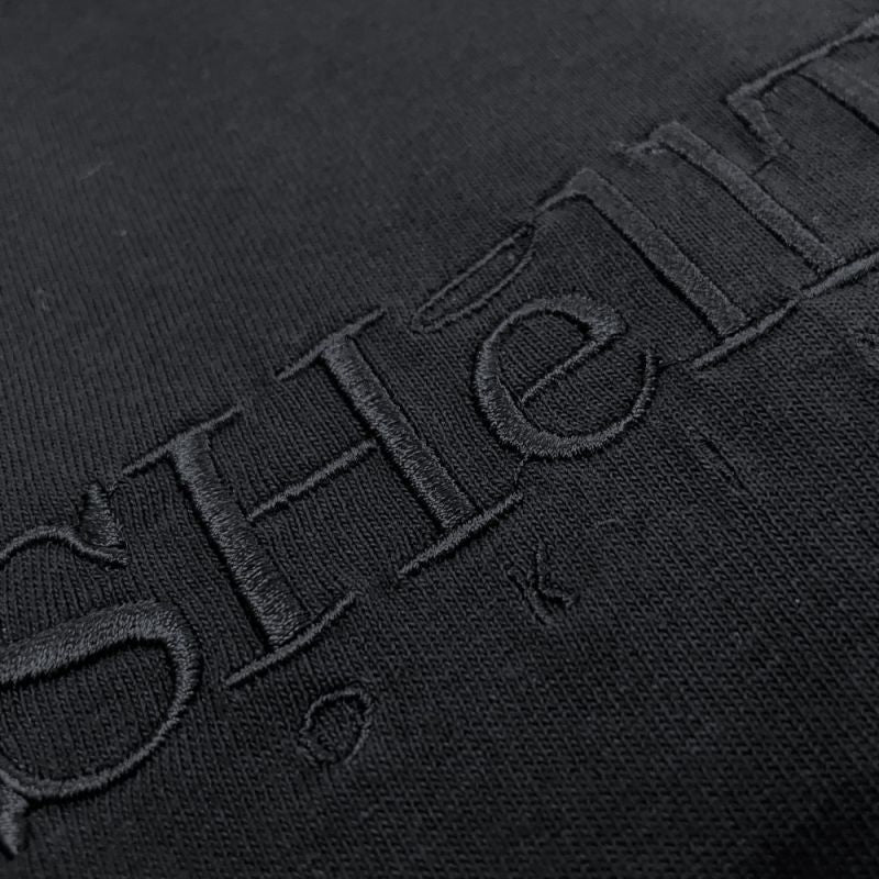 EMB Logo S/S Tee Black ロゴ 半袖 Tシャツ