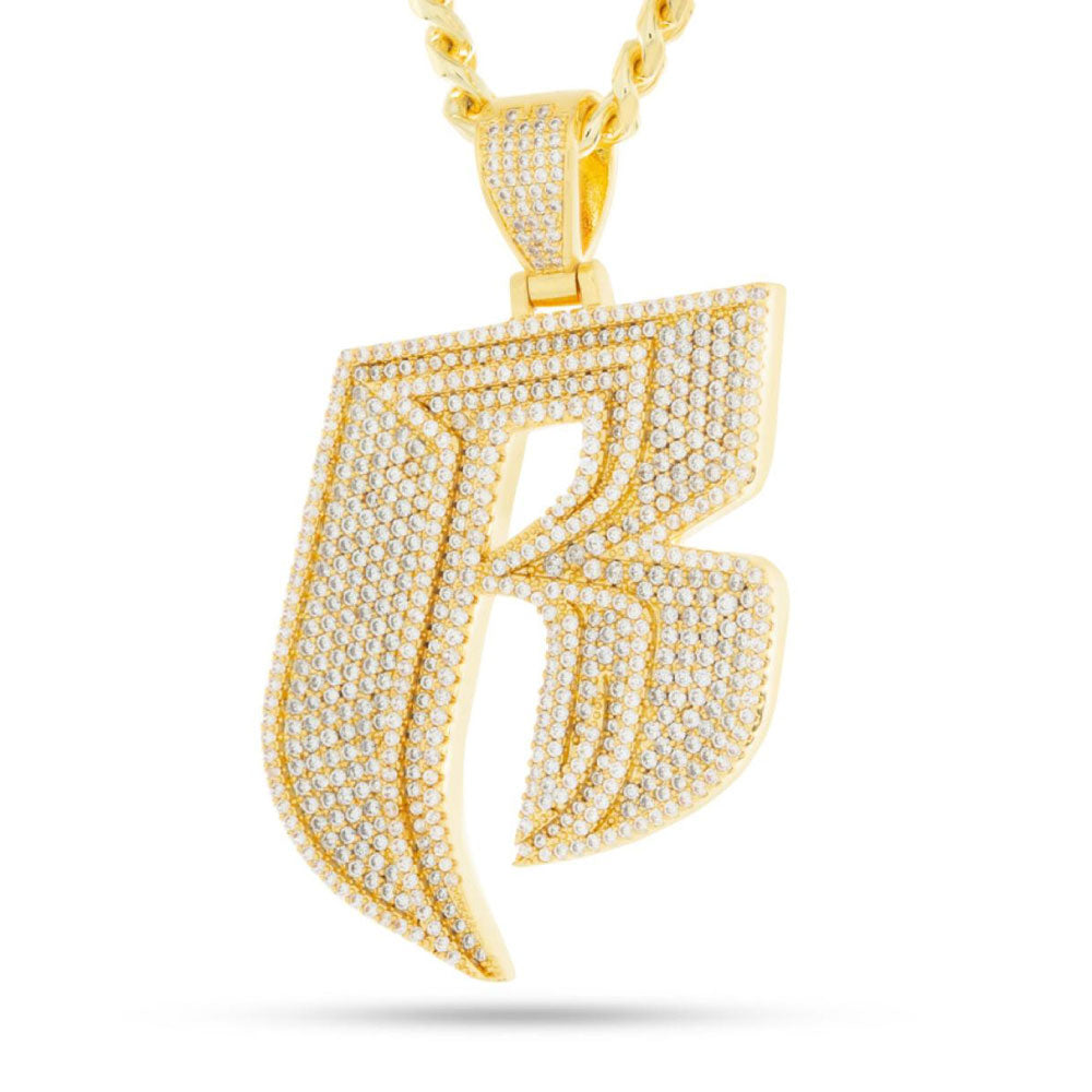 × Ruff Ryders R Logo Necklace ラフ ライダーズ コラボ ロゴ チェーン ネックレス ゴールド