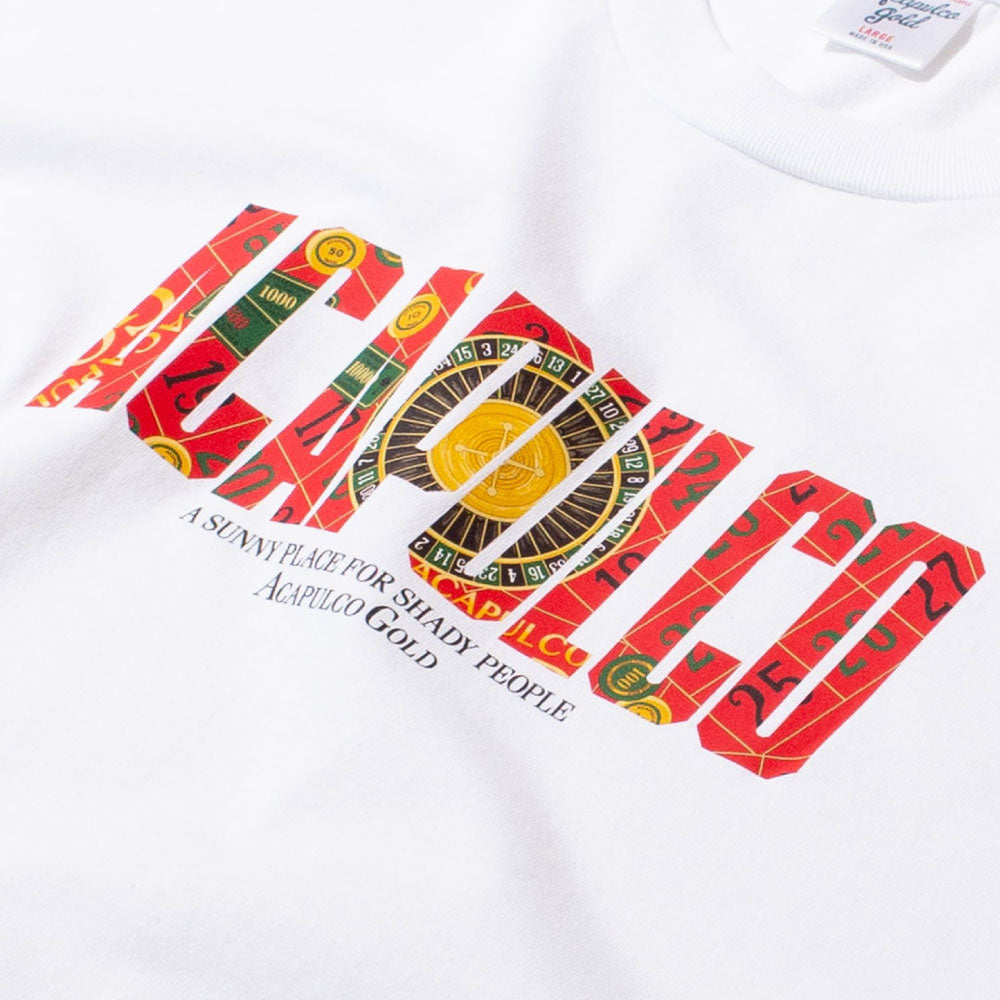 Roulette S/S Tee WHT 半袖 Tシャツ