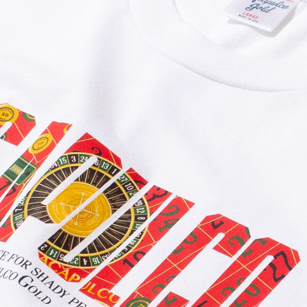 Roulette S/S Tee WHT 半袖 Tシャツ