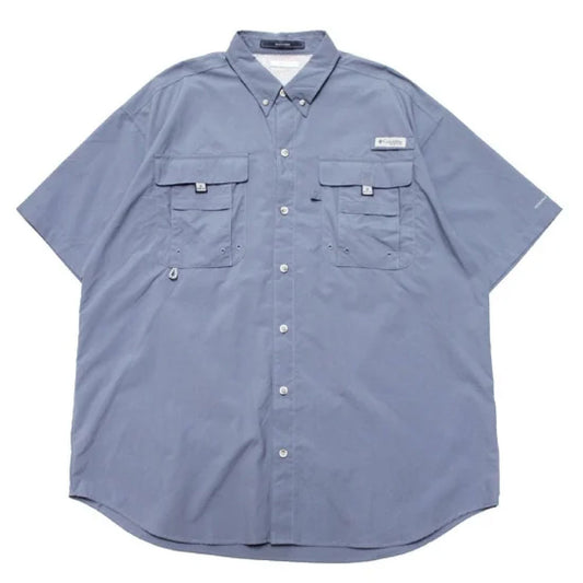 Bahama TM II S/S Shirt 半袖 シャツ Utility Fishing PFG Bluestone