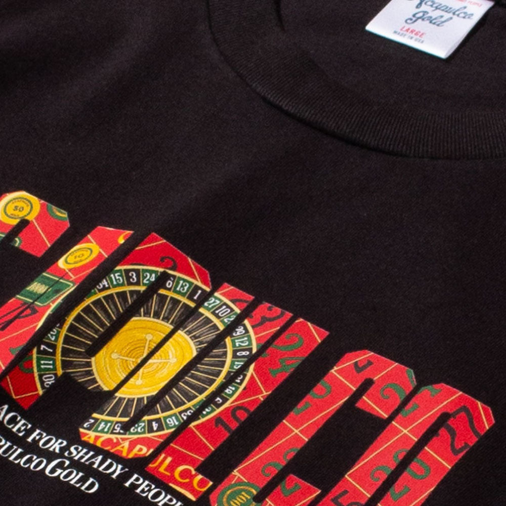 Roulette S/S Tee BLK 半袖 Tシャツ