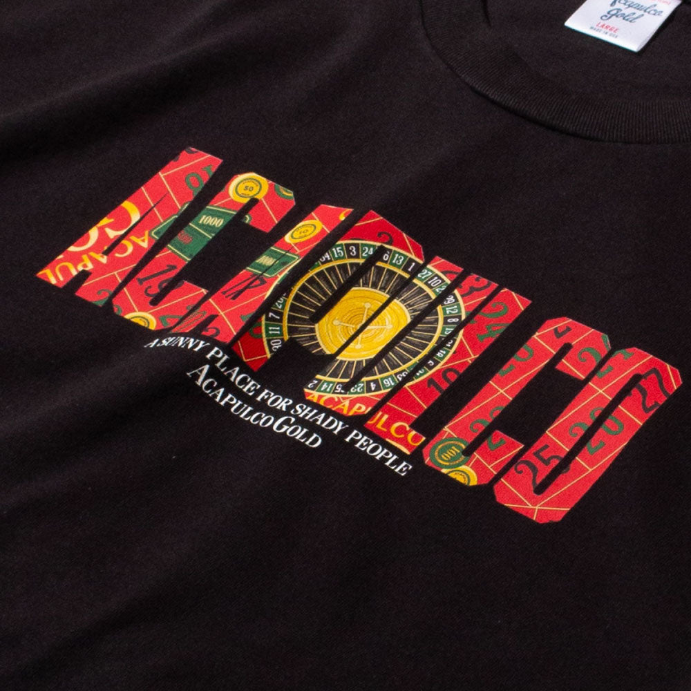 Roulette S/S Tee BLK 半袖 Tシャツ