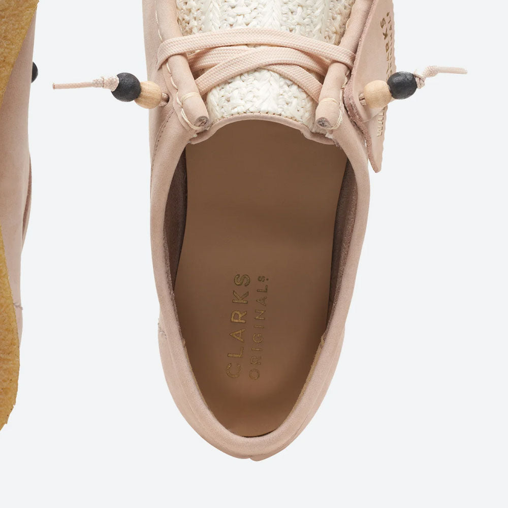 Wmns Wallabee Lo pink Natural Raffia ワラビー ロー ピンク ラフィア レディースシューズ ウィメンズ