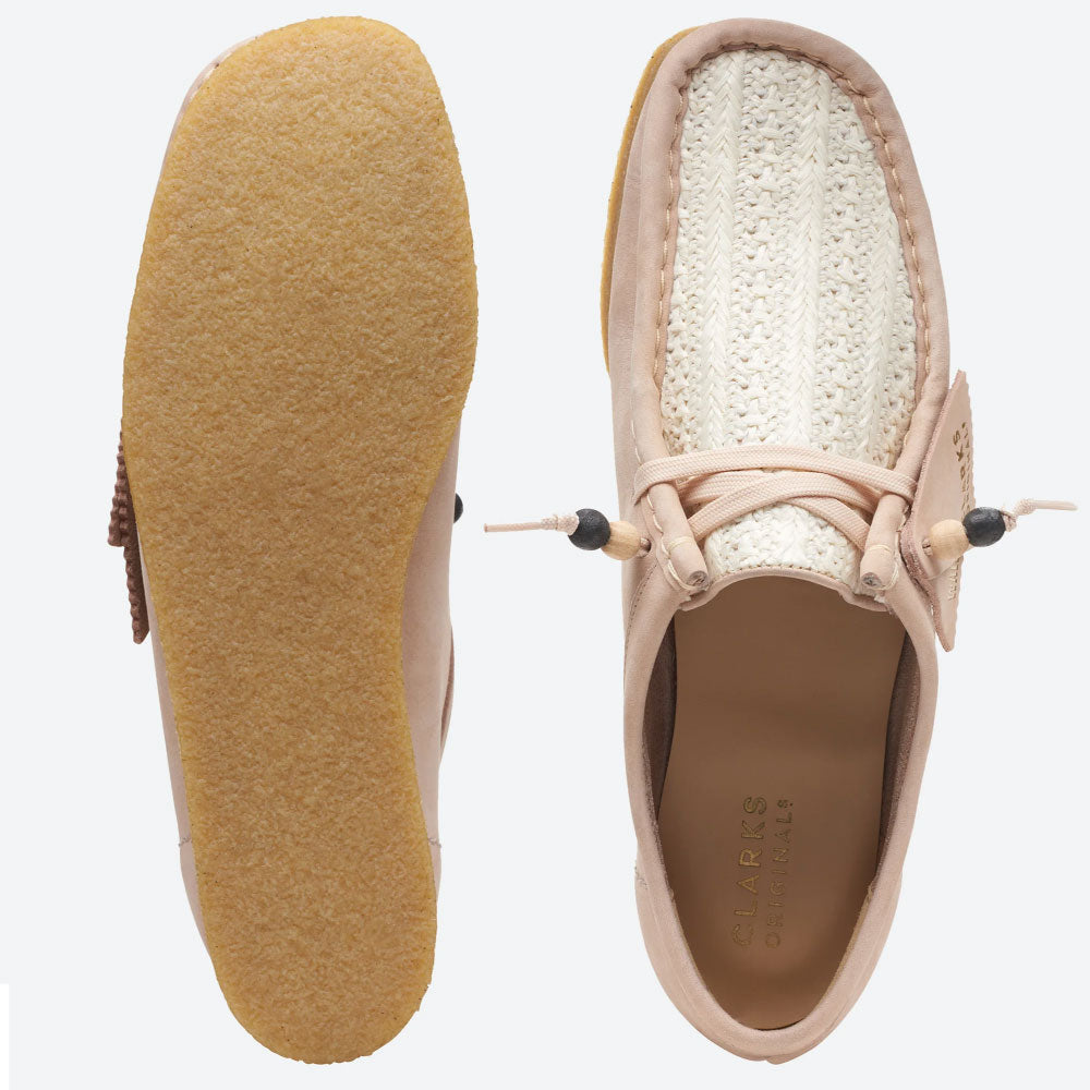 Wmns Wallabee Lo pink Natural Raffia ワラビー ロー ピンク ラフィア レディースシューズ ウィメンズ