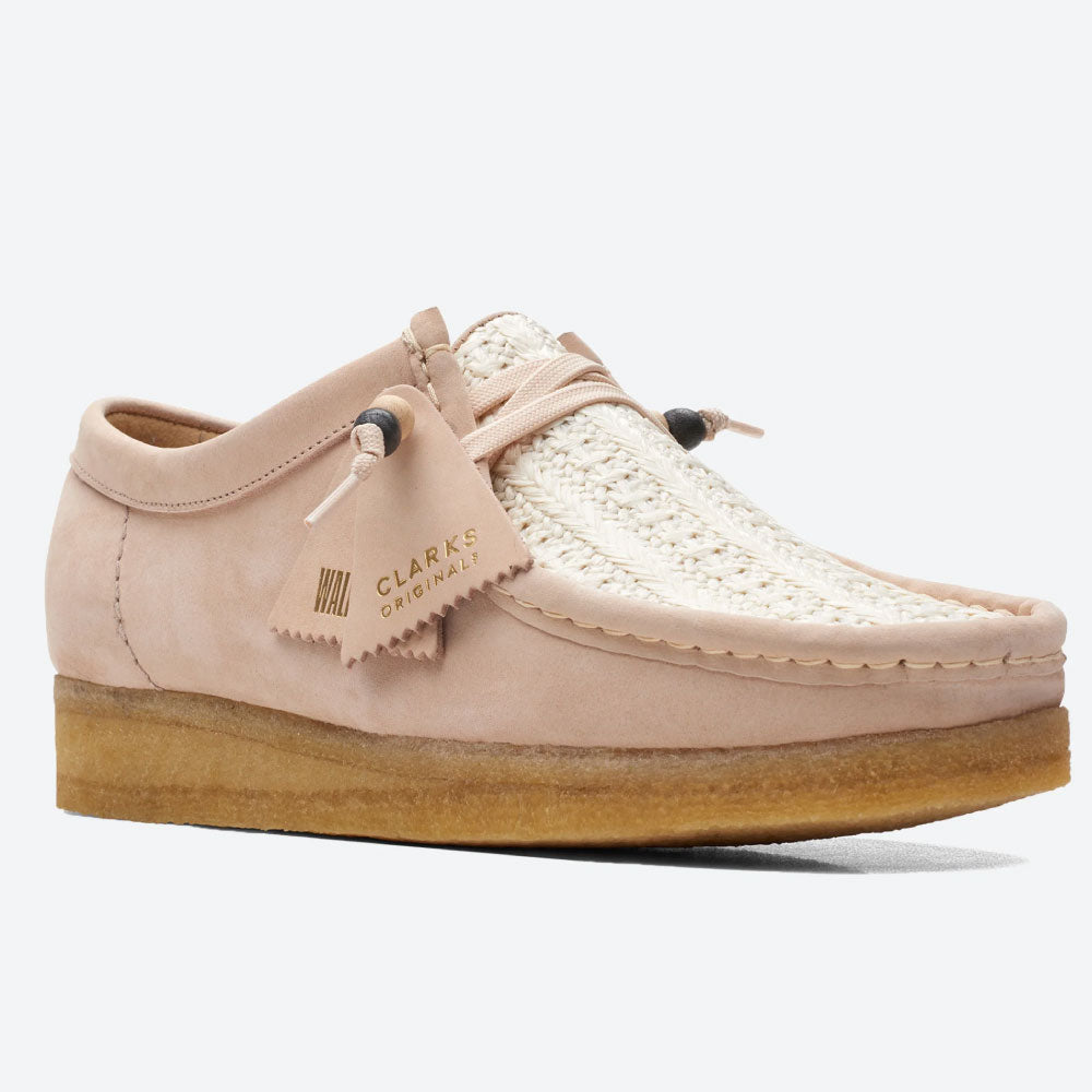 Wmns Wallabee Lo pink Natural Raffia ワラビー ロー ピンク ラフィア レディースシューズ ウィメンズ