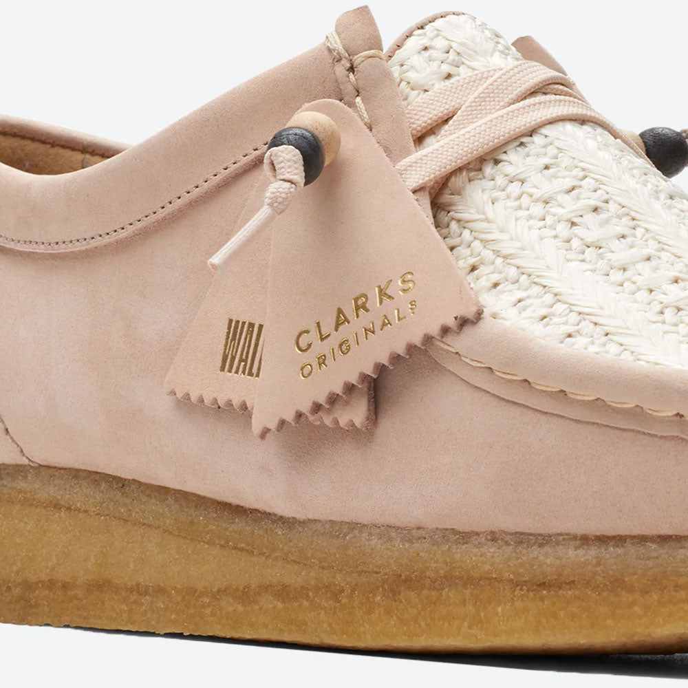 Wmns Wallabee Lo pink Natural Raffia ワラビー ロー ピンク ラフィア レディースシューズ ウィメンズ