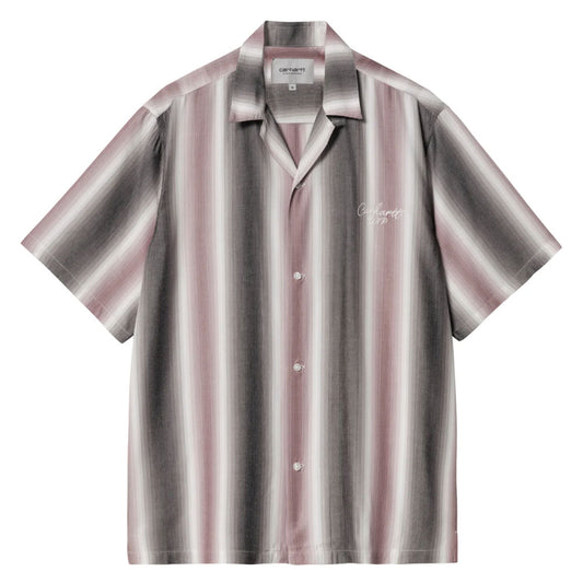 Dashner S/S Stripe Shirts Graphite 半袖 ストライプ シャツ