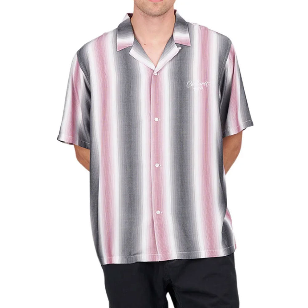 Dashner S/S Stripe Shirts Graphite 半袖 ストライプ シャツ