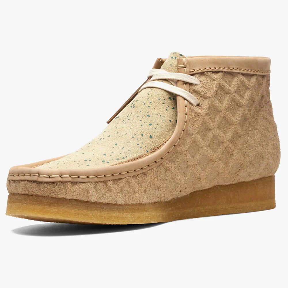 x SweetChic Wallabee NAS Beige クラークス ワラビー ワッフル クレープ メンズ