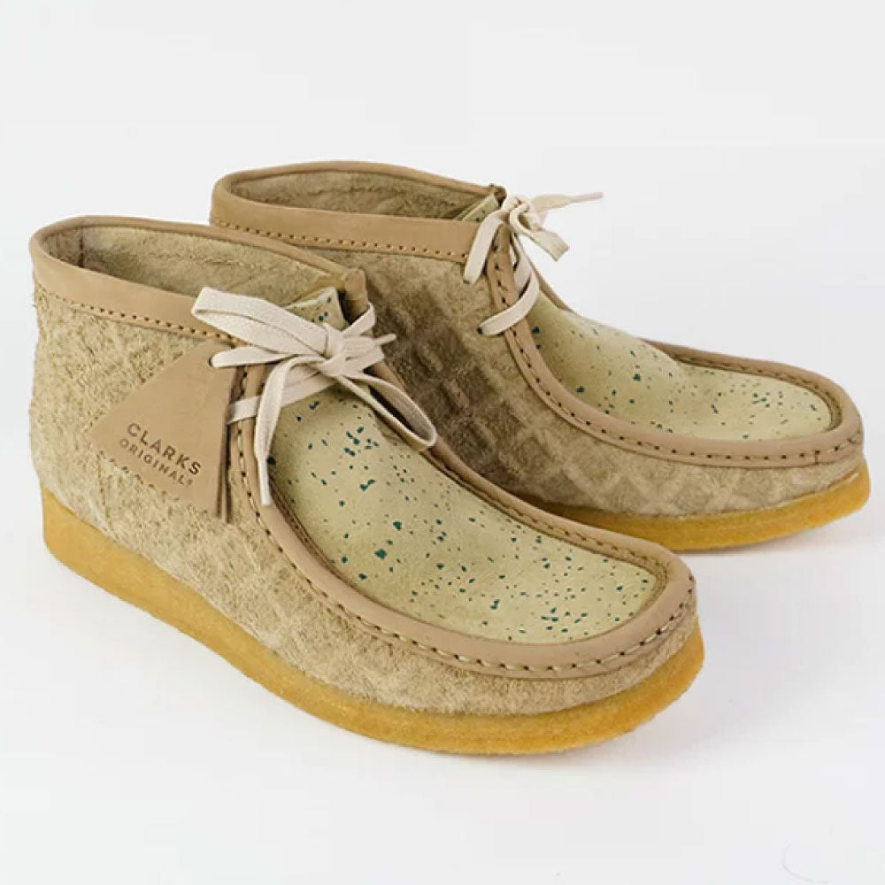 x SweetChic Wallabee NAS Beige クラークス ワラビー ワッフル クレープ メンズ