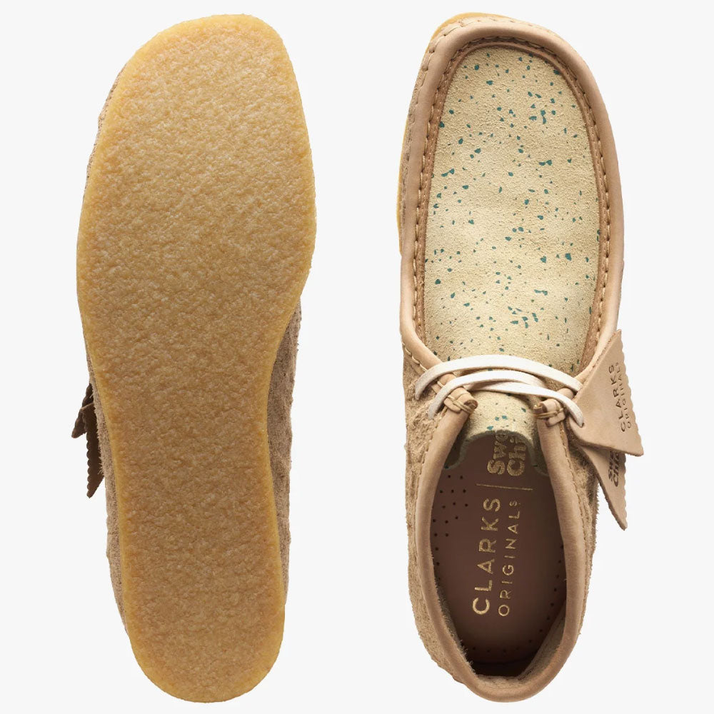 x SweetChic Wallabee NAS Beige クラークス ワラビー ワッフル クレープ メンズ