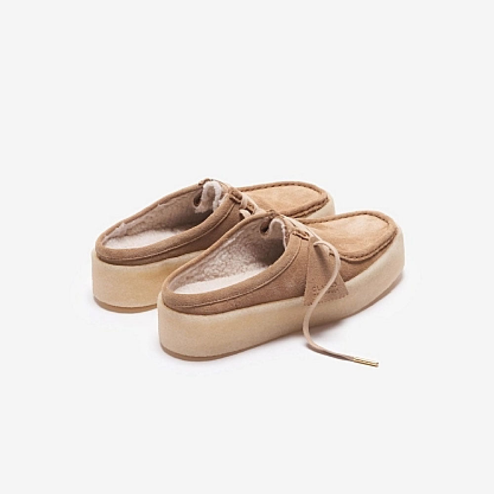 Wmns Wallabeecup Lo Maple Suede ウィメンズ レディース ワラビーカップ ロー ミュール サンダル メイプル