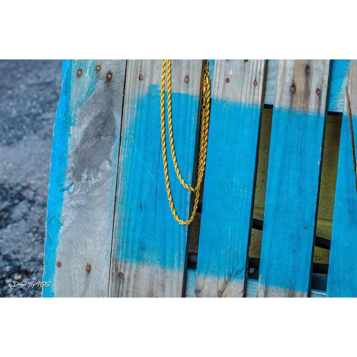 Rope Chain Gold Necklace ネックレス ゴールド 66cm 76cm jewelry ロープ チェーン