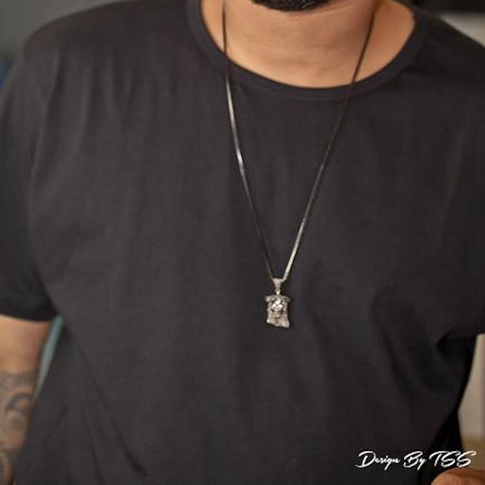 Golden Gilt(ゴールデン・ギルト) Mini Jesus Chain Gun Black Necklace ネックレス ブラック 64cm jewelry ジーザス チェーン