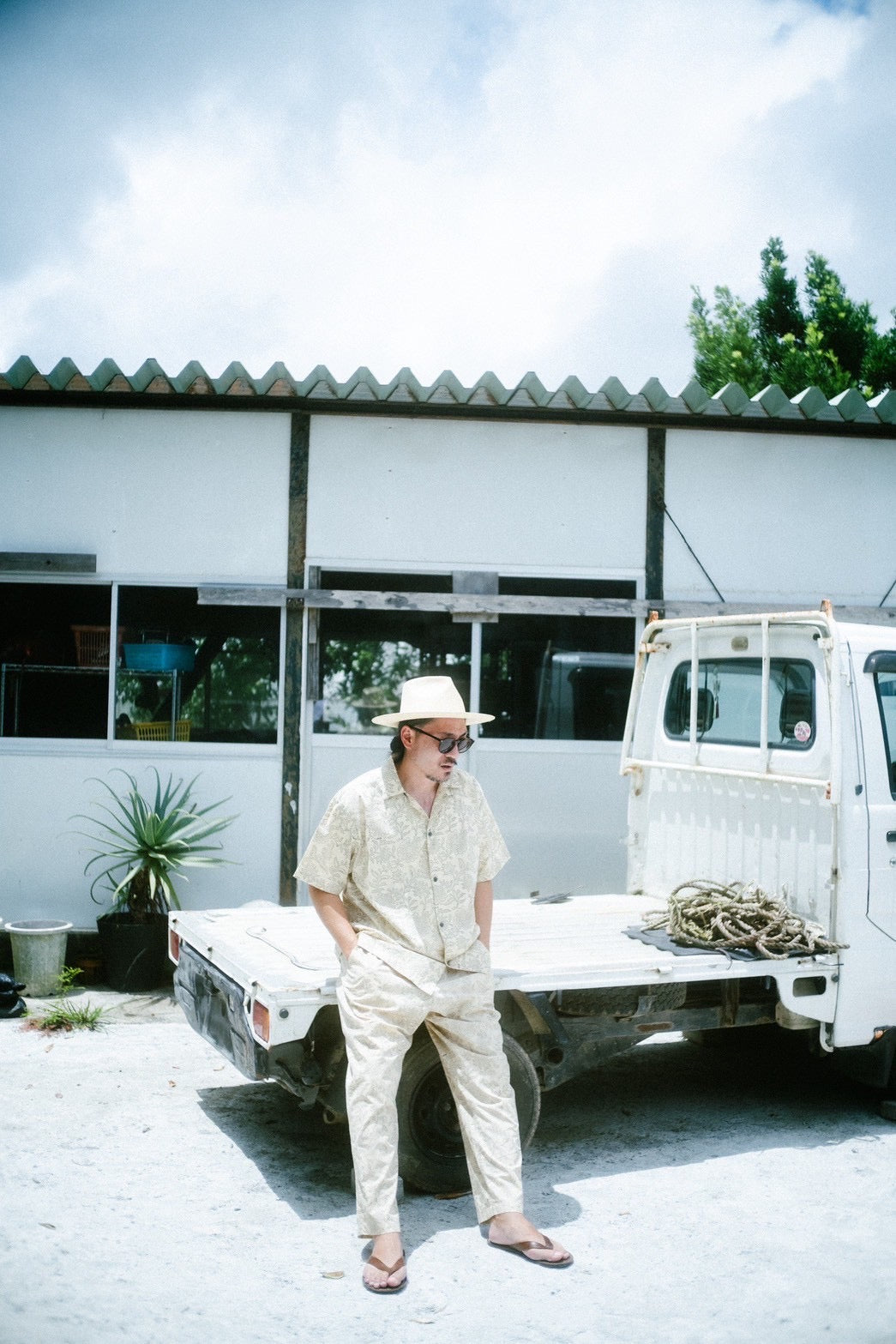 Block Allover S/S Shirts フラワー 半袖 シャツ