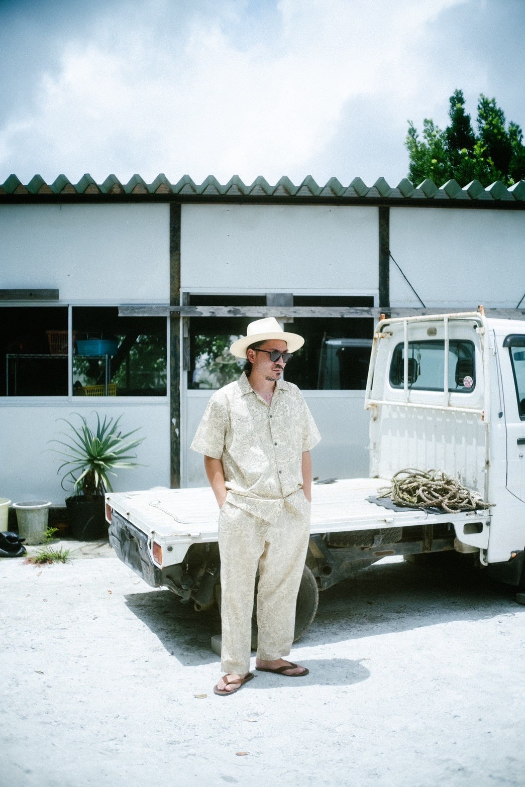 Block Allover S/S Shirts フラワー 半袖 シャツ