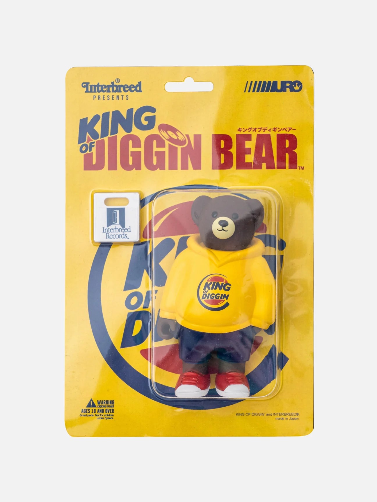 KING OF DIGGIN Bear knick knacks ベアー ソフビ フィギュア DJ MURO