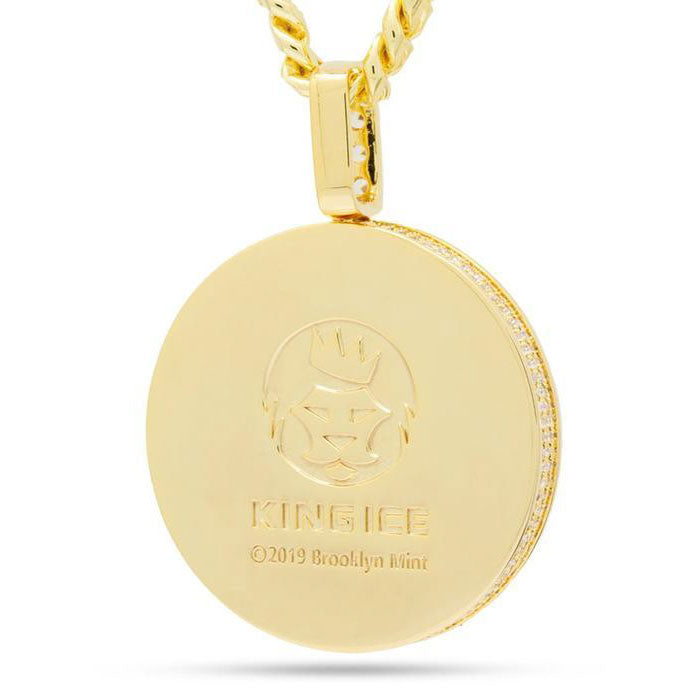 × Notorious B.I.G Biggie The Ready to Die Necklace Gold ネックレス ノトーリアス ビギー