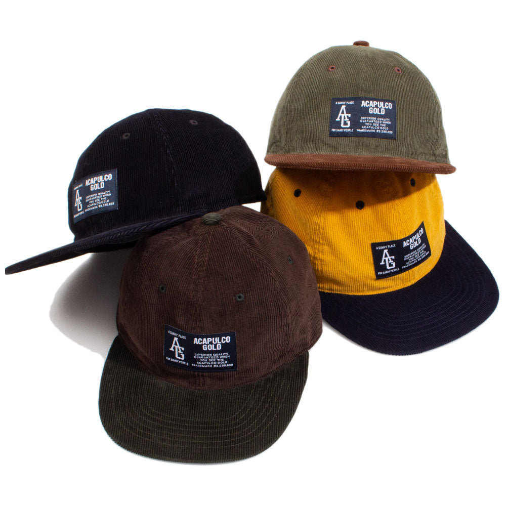 Two Tone Cord 6 Panel Cap 6 パネル コーデュロイ ツートーン ダッド キャップ 帽子