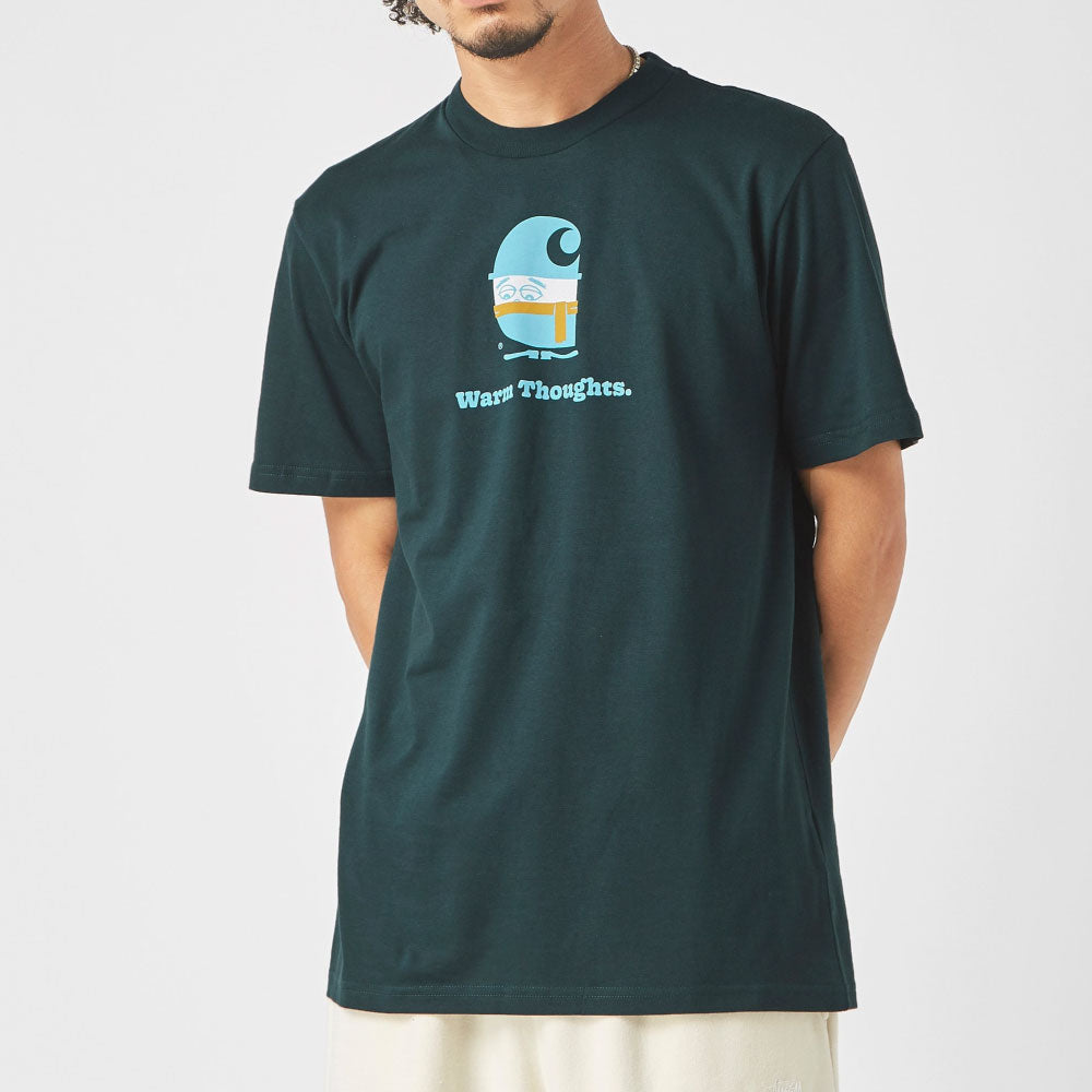 Warm Thoughts S/S Tee ワームソーツ レギュラー フィット 半袖 Tシャツ Frasier Green