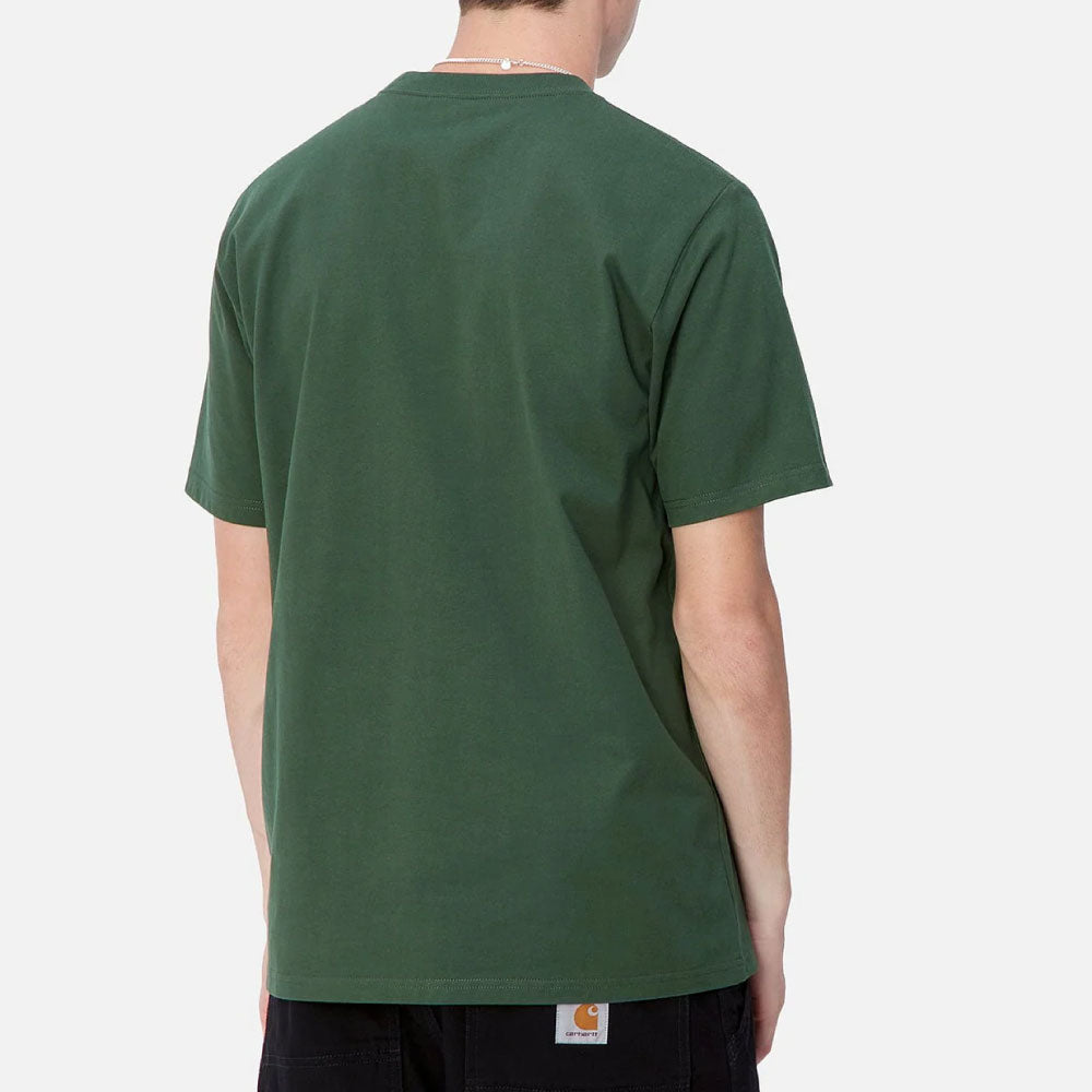 University S/S Arch Logo Tee GRN 半袖 ロゴ カレッジ Tシャツ