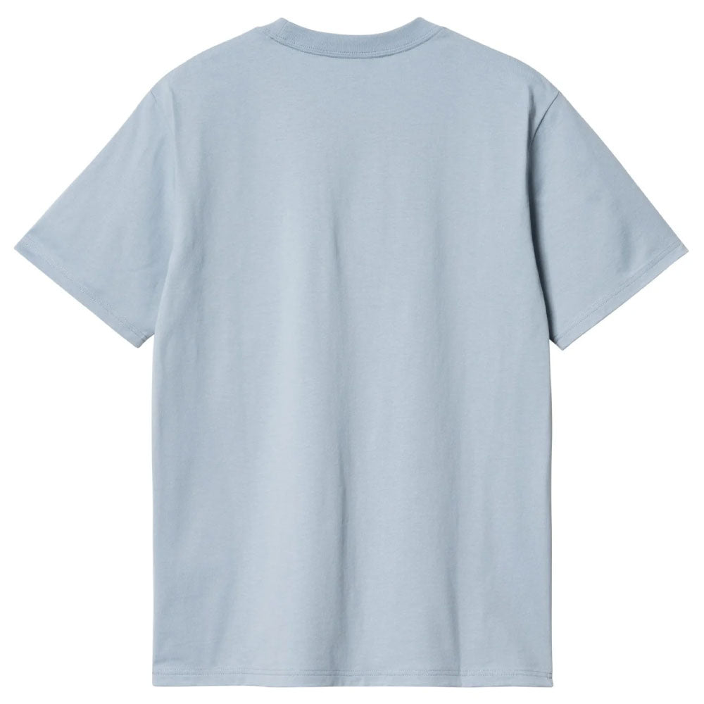 University S/S Arch Logo Tee Blue 半袖 ロゴ カレッジ Tシャツ