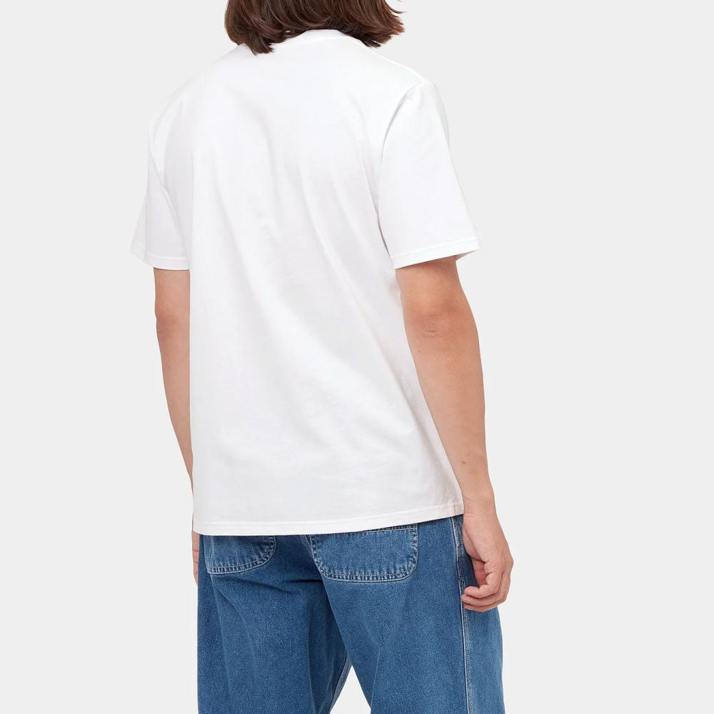 University S/S Arch Logo Tee White 半袖 ロゴ カレッジ Tシャツ