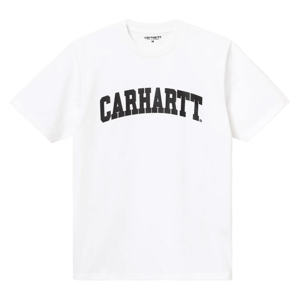 University S/S Arch Logo Tee White 半袖 ロゴ カレッジ Tシャツ