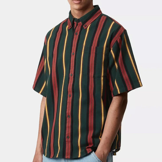 Jarrell S/S Stripe Shirts 半袖 ストライプ シャツ