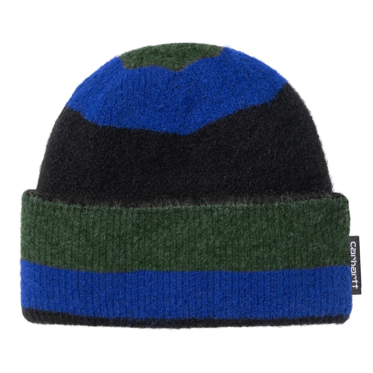 Sundling Border Beanie Stripe Jacquard Logo Knit Cap ショート ビーニー ニット キャップ