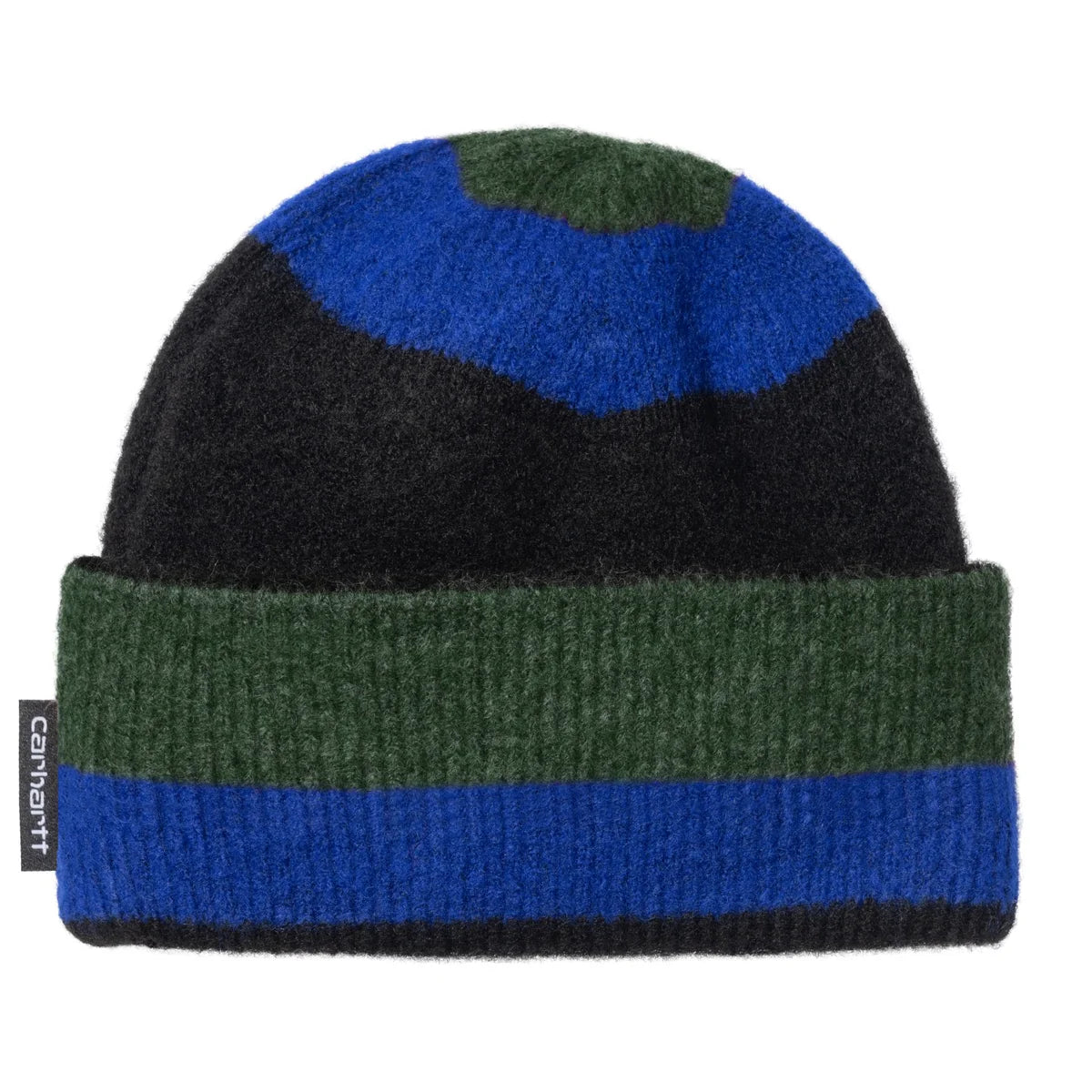 Sundling Border Beanie Stripe Jacquard Logo Knit Cap ショート ビーニー ニット キャップ