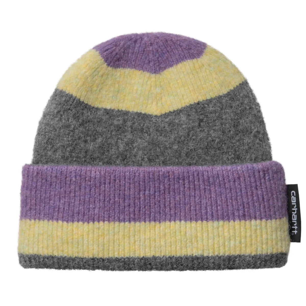 Sundling Border Beanie Stripe Jacquard Logo Knit Cap ショート ビーニー ニット キャップ