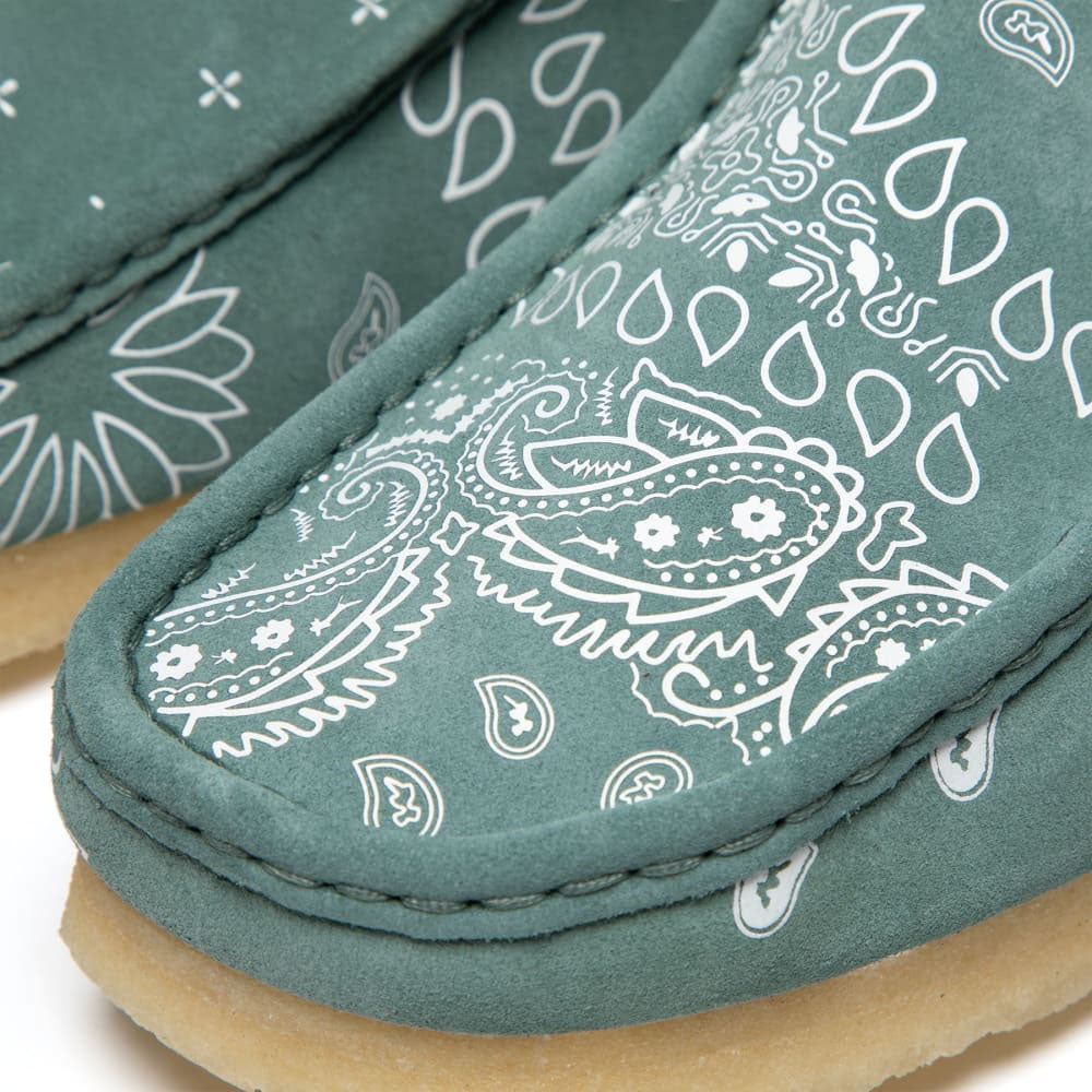 Wallabee Green Paisley オリジナルズ ワラビー ペイズリー グリーン スエード メンズ