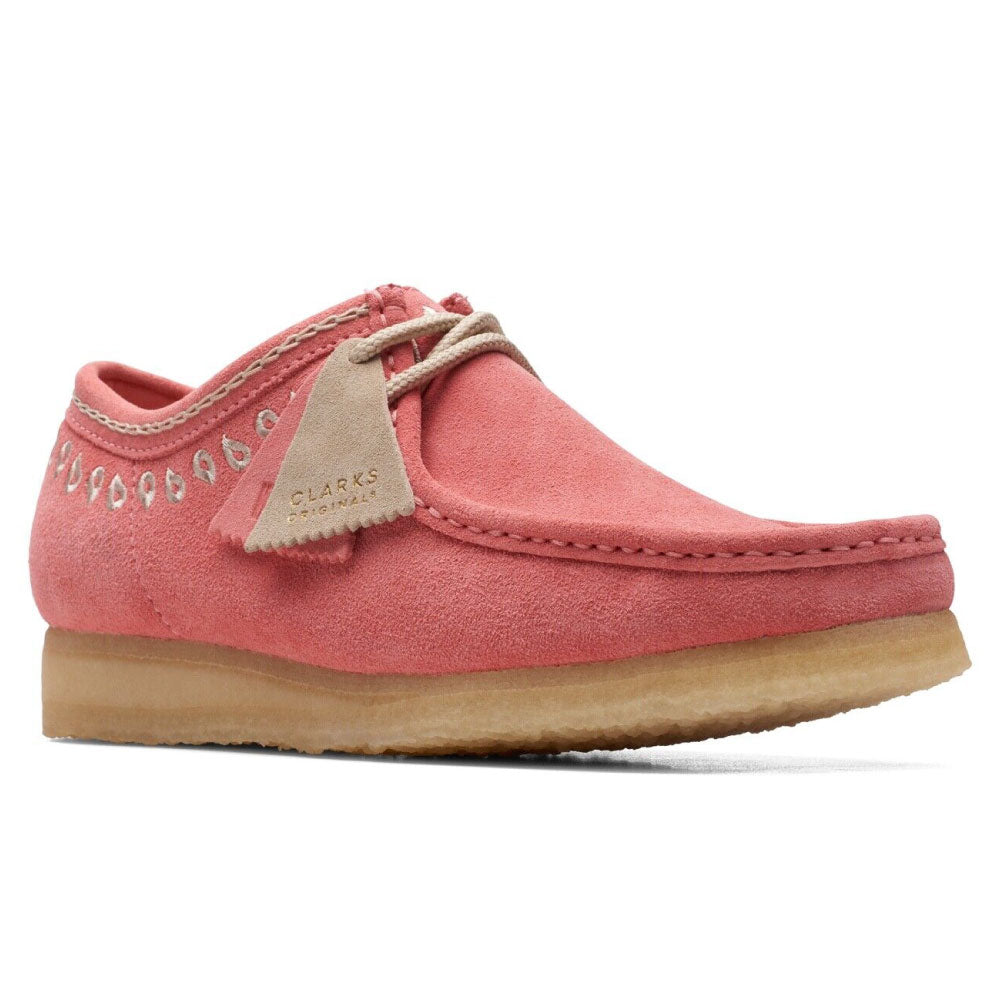 Wallabee Lo Pink Embroidery ワラビー ロー ピンク エンブロイダリー スエード メンズ